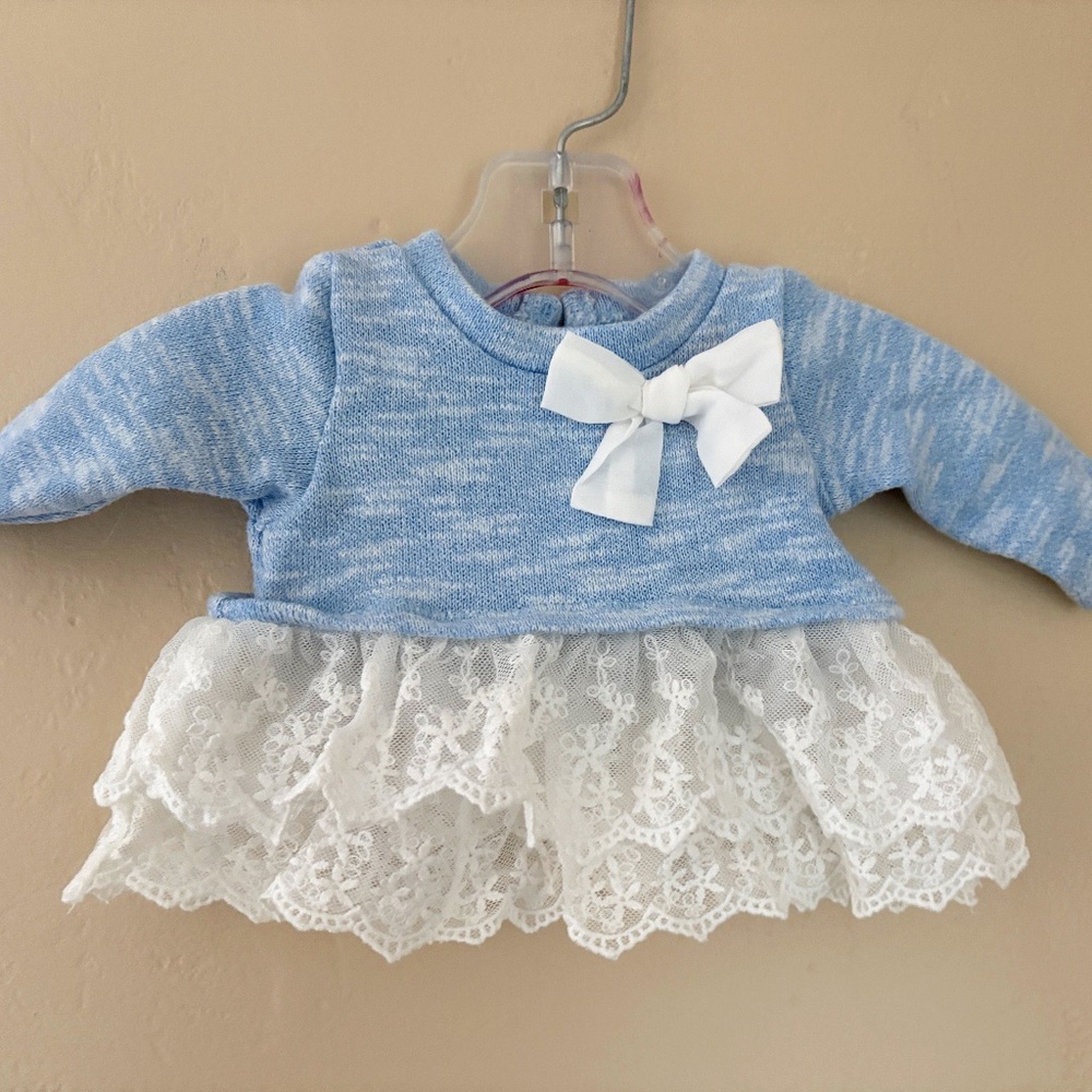 Truly Scrumptious by Heidi Klum, infant dress, lace, ruffles, size NB